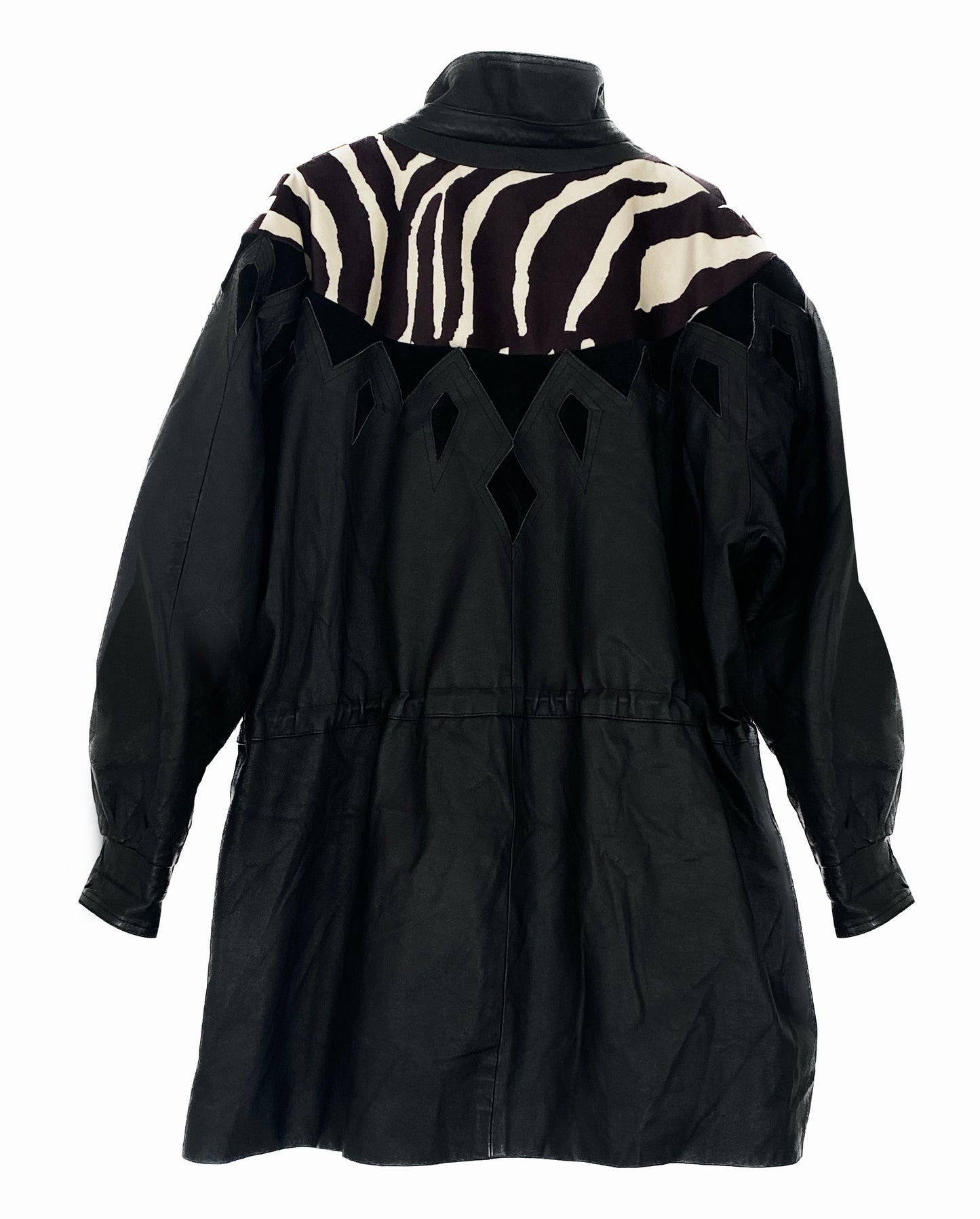 Leather Jacket Zebra